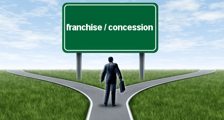 franchise et concession différences